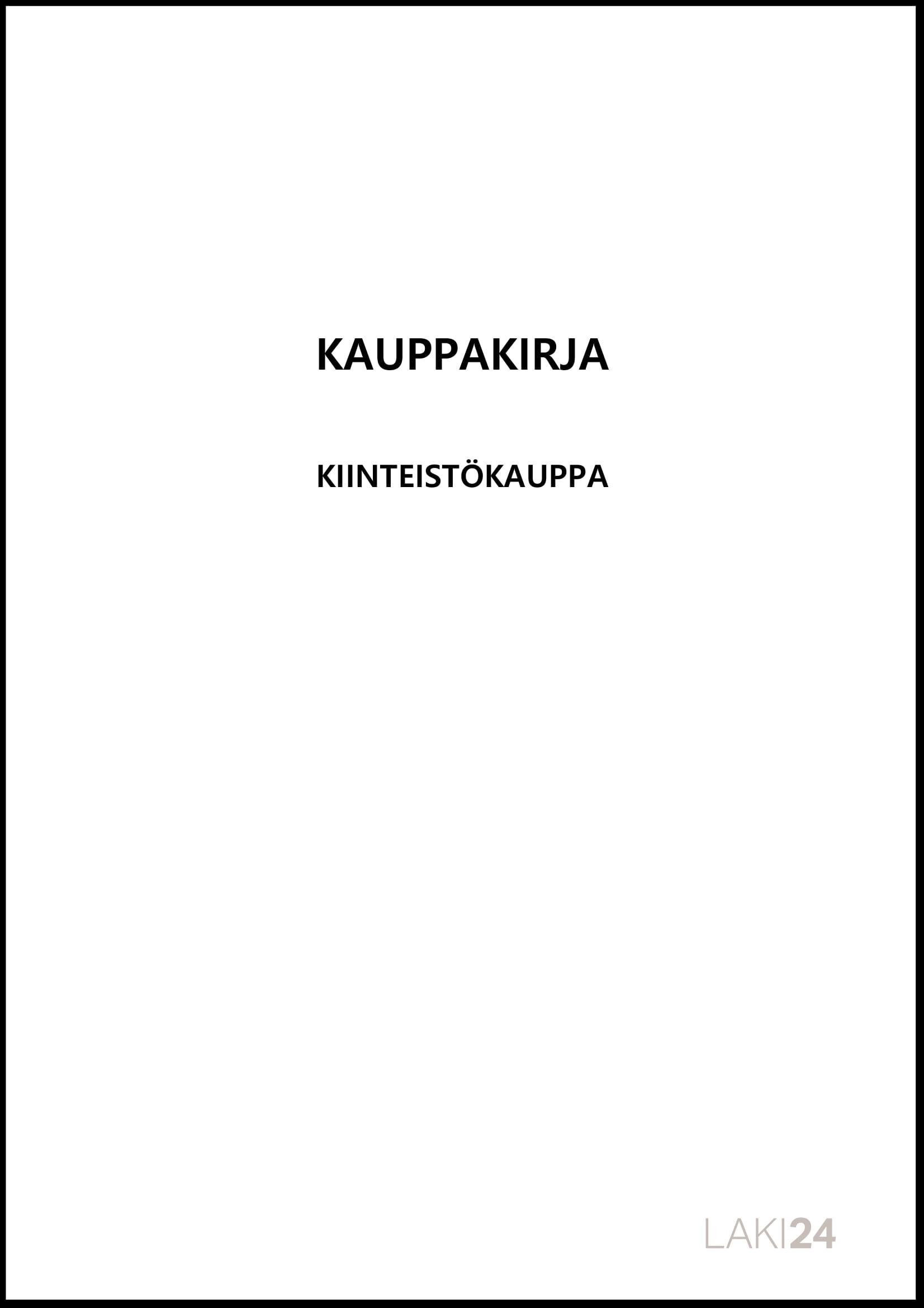 Kiinteist n Rasitukset Laki24 Laki24 Kiinteist n Rasitukset Laki24 Laki24