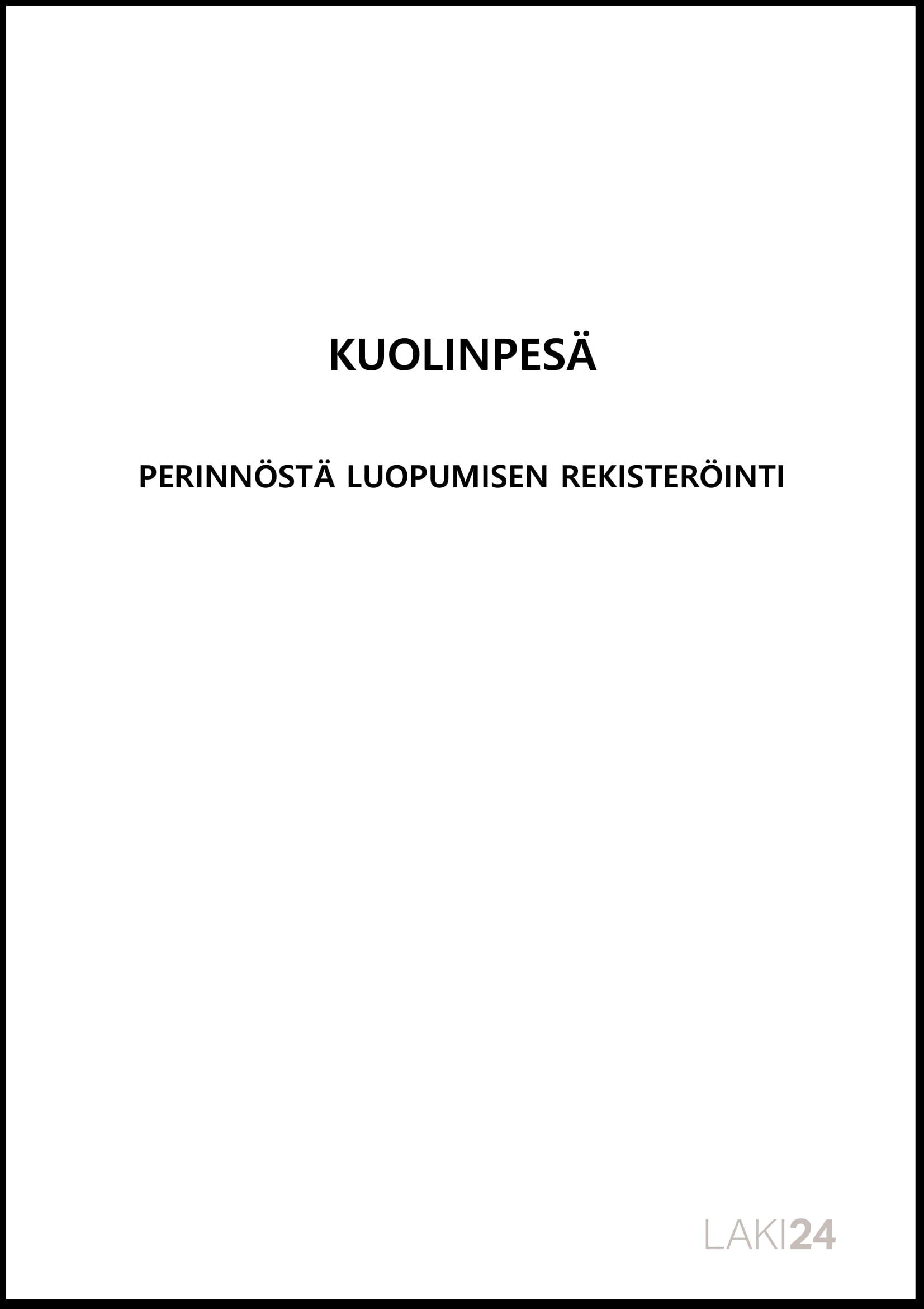 Perinn njakosopimus Laki24 Perinn njakosopimus Laki24